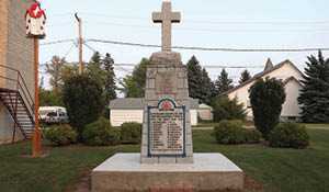 Rededication ceremony at  Rocanville Cenotaph on Sept. 20